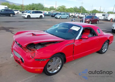 2002 Ford Thunderbird from USA, damaged, VIN 1FAHP60A52Y116931